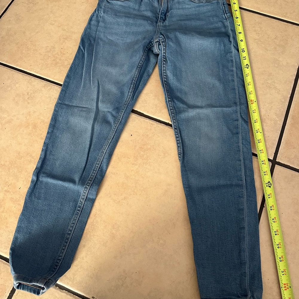 Zara Blue Straight Leg Jeans